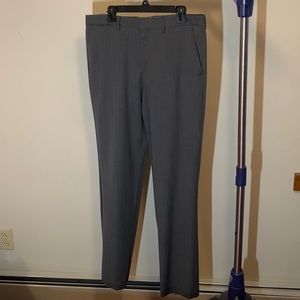 Express mens XL 34/34 grey dress pants